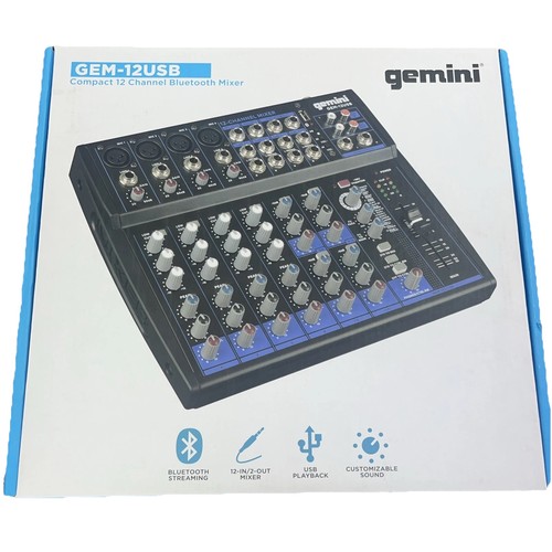 Gemini gem 12usb - gemini, mixer