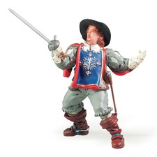 Statuina Papo Porthos dipinta