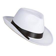 Cappello gangster bianco Al