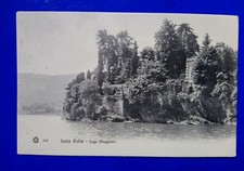 ? CARTOLINA ANTICA ISOLA BELLA LAGO MAGGIORE VEDUTA DI UNA VILLA NEL VERDE ?