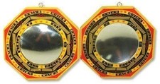 2 pezzi Specchio Bagua Concavo