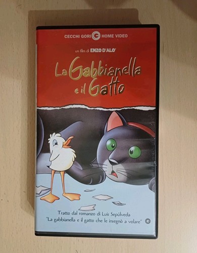 Vhs gabbianella il gatto - gabbianella,