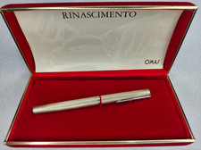 penna stilografica argento omas rinascimento scatola completa