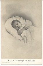 S.A.R. Principe di Piemonte Umberto II di Savoia. Francobollo e annullo 9.2.2006