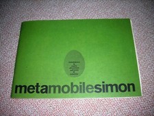 METAMOBILE SIMON GAVINA CATALOGO GENERALE 1976 RARITA'