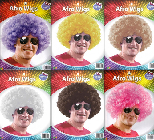 Parrucca afro unisex pazza