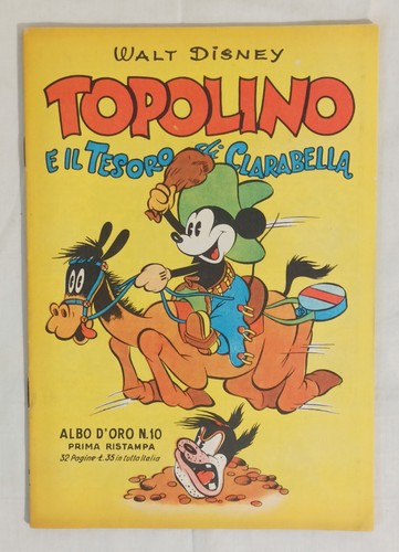 Albo oro topolino - d'oro, e