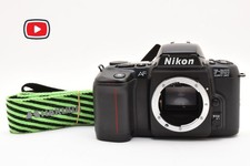 [Ecc+5] Nikon F-601 AF QD Quartz Date Black Body F601 Film Camera from JAPAN #85