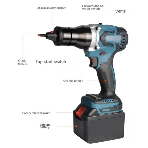 Pistola brushless potente dado - pistola,