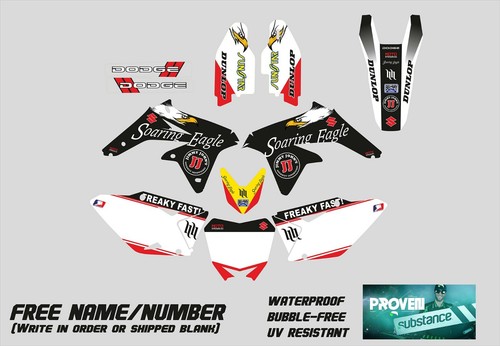 Kit grafica suzuki rmz450 - grafica,