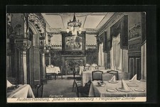 Amburgo, azione di ostriche Johann Cölln, cartolina 