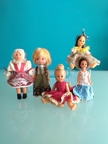Lotto mini bambole pz - 5,