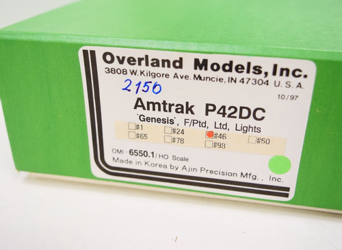 Overland models amtrak p42dc - models,