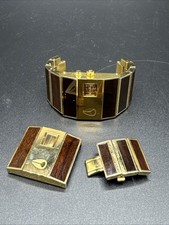 NIXON ROTOLOG - MARRONE SCURO con bordo dorato - Watch Links quadrante extra