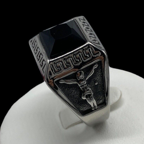 Anello uomo acciaio - da,