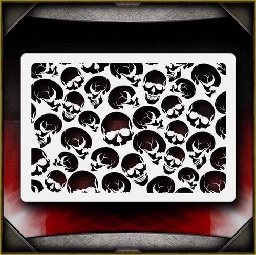 Modello stencil aerografo