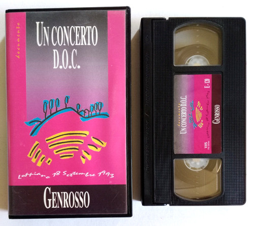 Vhs genrosso concerto - vhs,