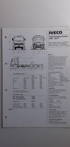 Telaio iveco 240 p - 240, 30