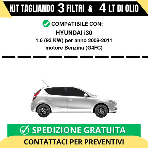 Tagliando per hyundai - hyundai, 1.6