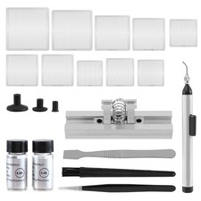 BGA Reballing Stencil Riscaldamento Diretto Pasta Saldante Sfere Stazione Acciaio8074