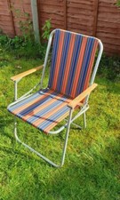 Sedia pieghevole vintage a