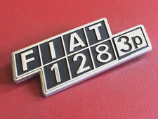 FIAT 128 3P LOGO SIGLA EMBLEMA FREGIO STEMMA SCRITTA TARGHETTA BADGE TARGA NOME