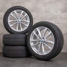BMW X3 X4 ruote invernali 19 pollici G01 G02 cerchi styling 691 6877325 argento