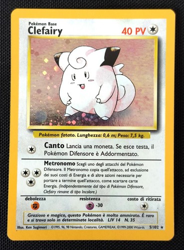 Carte pokémon clefairy - -,