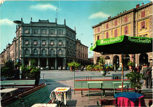 Vintage postcard italy acqui - vintage,