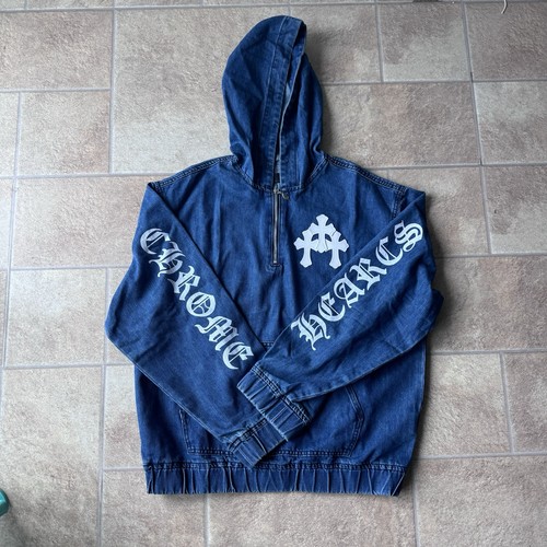 Giacca denim con zip stile