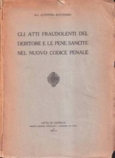Gli atti fraudolenti del
