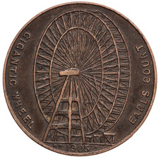 1905 GETTONE RUOTA GIGANTE