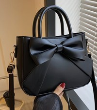 Borsa Donna Nera con Fiocco