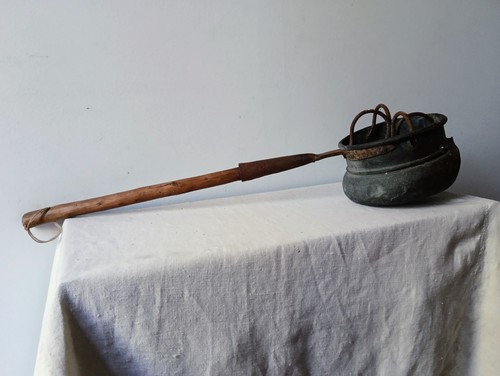 Antico scaldaletto brace - scaldaletto, a