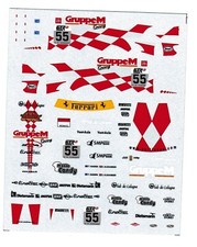Decal 1/43 Ferrari 430 GTC GRUPPE M FIA-GT Orchesleben  '05 #55 Tecnomodel