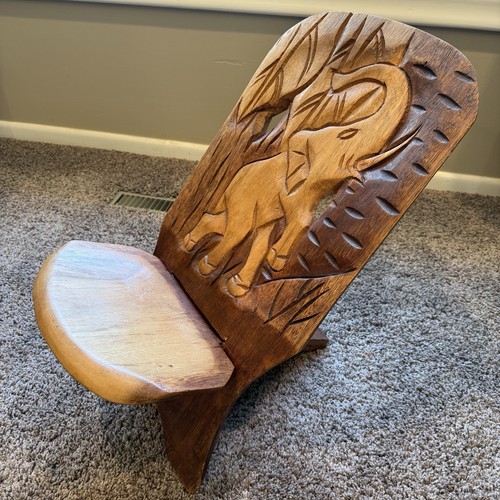 Sedia elefante legno - sedia,