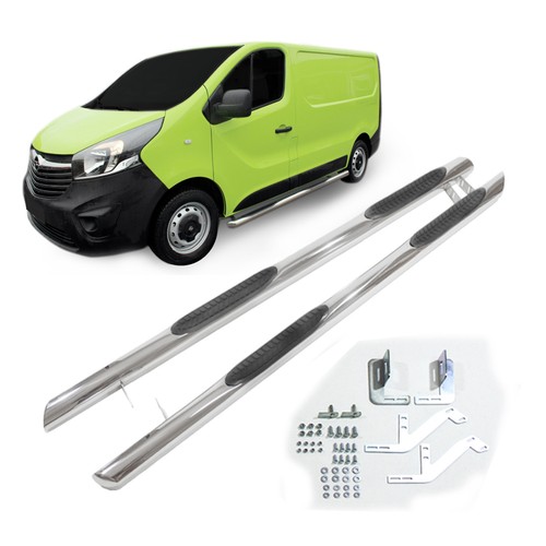 Barre laterali pedane inox - barre,