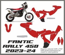 FANTIC MOTOR RALLY 450 2023 2024 TEMPLATE  dima SAGOMA per creare grafiche