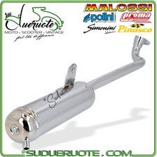 Marmitta Espansione Scarico Cromata per Ciao 50 1967-2004 Tipo Originale Piaggio