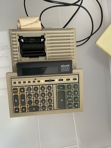 Calcolatrice vintage olivetti - vintage,