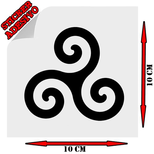 Sticker adesivo decal triskele - adesivo,