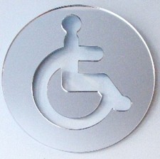 Rotondo Disabile Cartello Wc