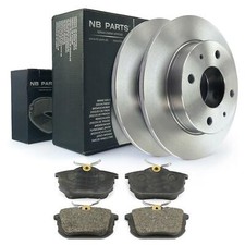 Dischi Freno Pastiglie Posteriori 250mm per Mitsubishi COLT VI Smart Forfour 454