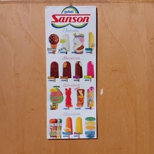 Insegna tabella gelati - tabella,