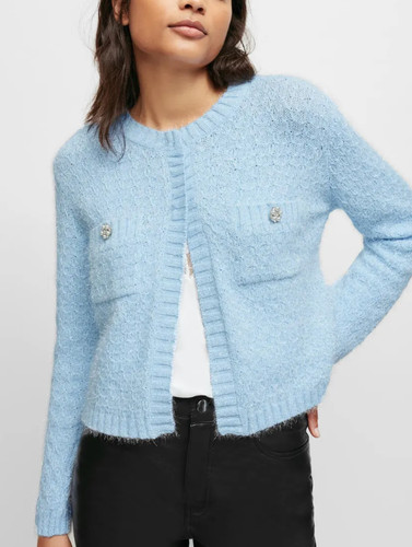Cardigan donna maje - maje, blu