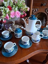 Servizio Caffè  ×8 Porcellana Bavaria Bareuther Waldsassen Vintage