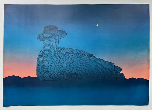 Folon 1970 serigraphie - c.,