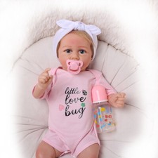 bambola reborn silicone 55 cm
