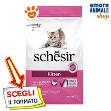Schesir Cat Kitten Pollo Cibo