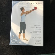 Iron Core Kettlebell 4 DVD Workout Set - Sarah Lurie RKC - Excellent Used Cond